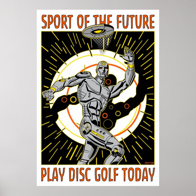 Robot Thrower #1 Poster (Vorne)