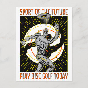 Robot Thrower #1 Postkarte