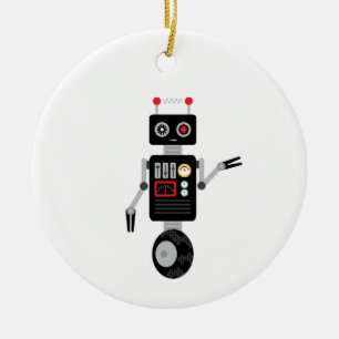 Robot Toy Keramik Ornament