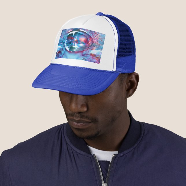 Robot Transcendence Trucker Hat Truckerkappe (Beispiel)
