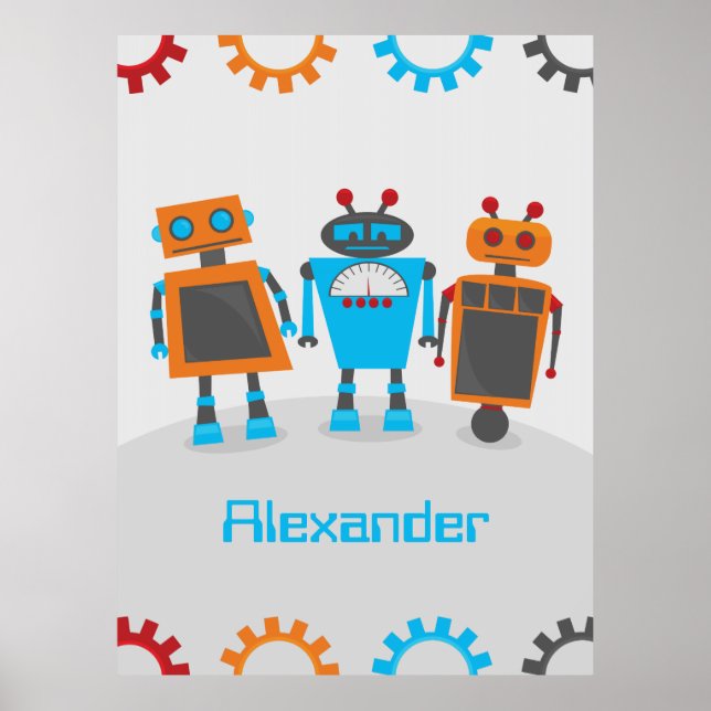Robot Trio Poster (Vorne)