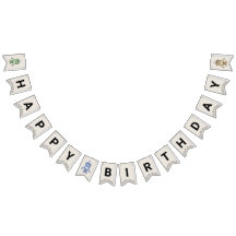 Robot und Gears Birthday Banner