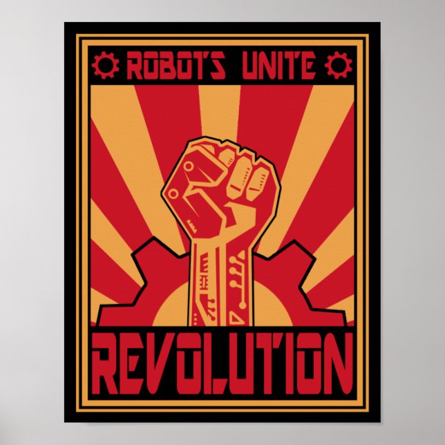 Robot Uprising Poster (Vorne)