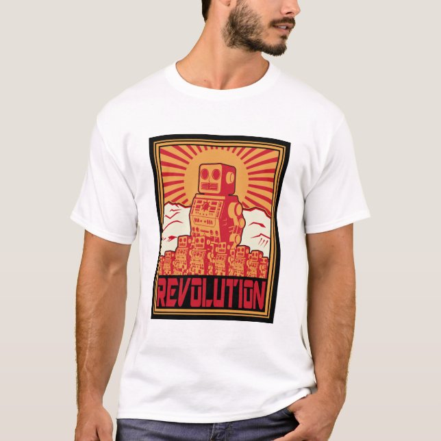 Robot Uprising T-Shirt (Vorderseite)