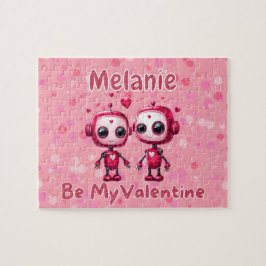 Robot Valentinstag-Puzzle Puzzle