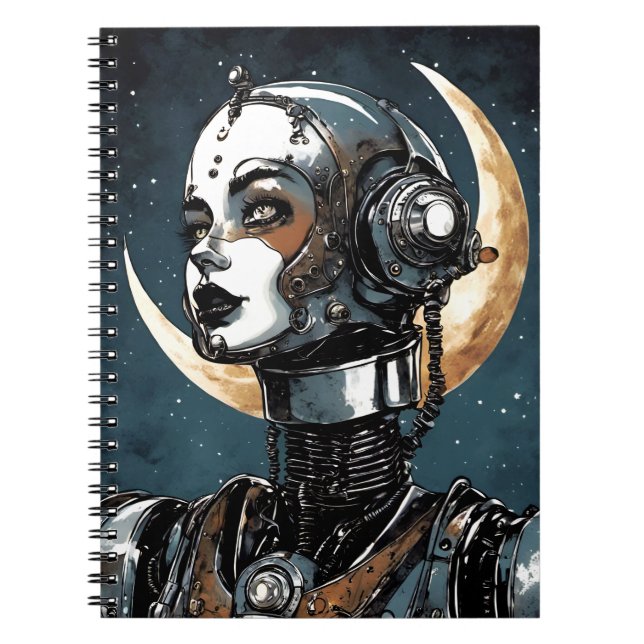 Robot Woman III Notizblock (Vorderseite)
