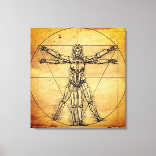 Robot Woman Leinwanddruck