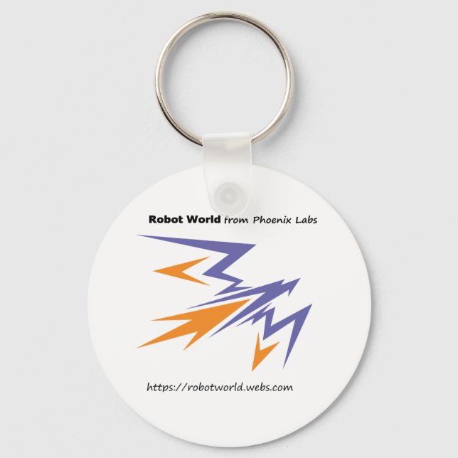 Robot World Schlüsselanhänger (Vorderseite)