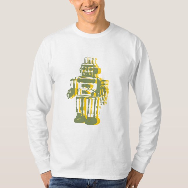 robot_yellow, robot_green T-Shirt (Vorderseite)