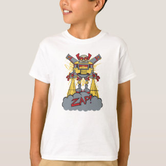Robot Zap Illustration T-Shirt