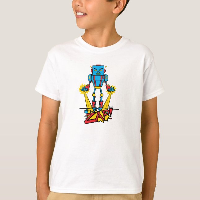Robot Zapping T-Shirt (Vorderseite)