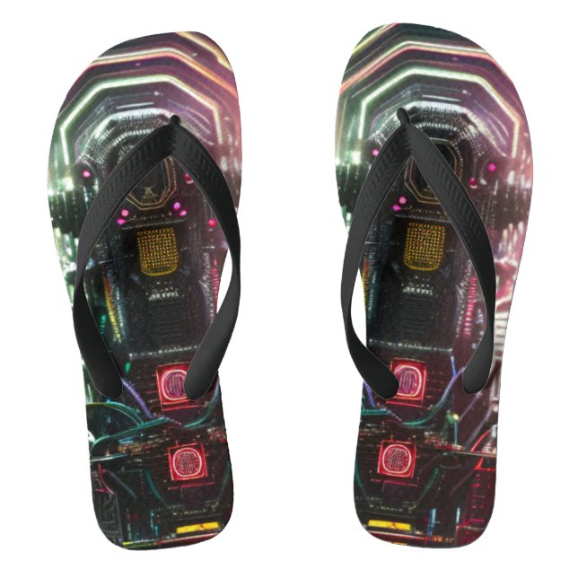 Roboter 1 Breiten Flip Flops (Fußbett)