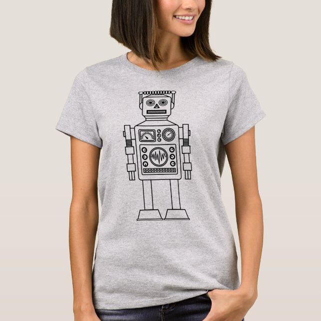 Roboter 200423(03) T-Shirt (Vorderseite)