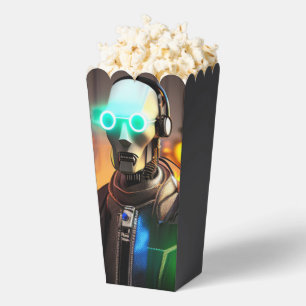 Roboter-2-Popcornboxen Geschenkschachtel