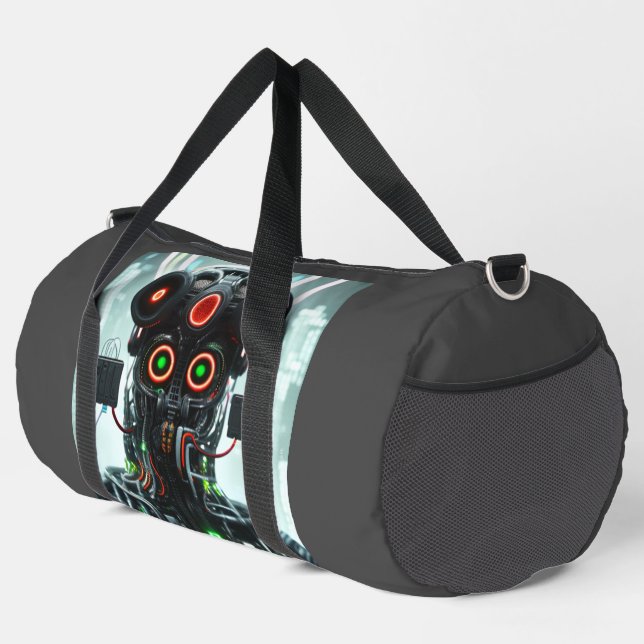 Roboter-5-Duffettasche Duffle Bag (Rechte Ecke)