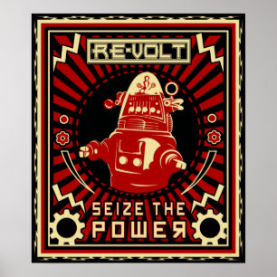 Roboter-Aufruhr Poster
