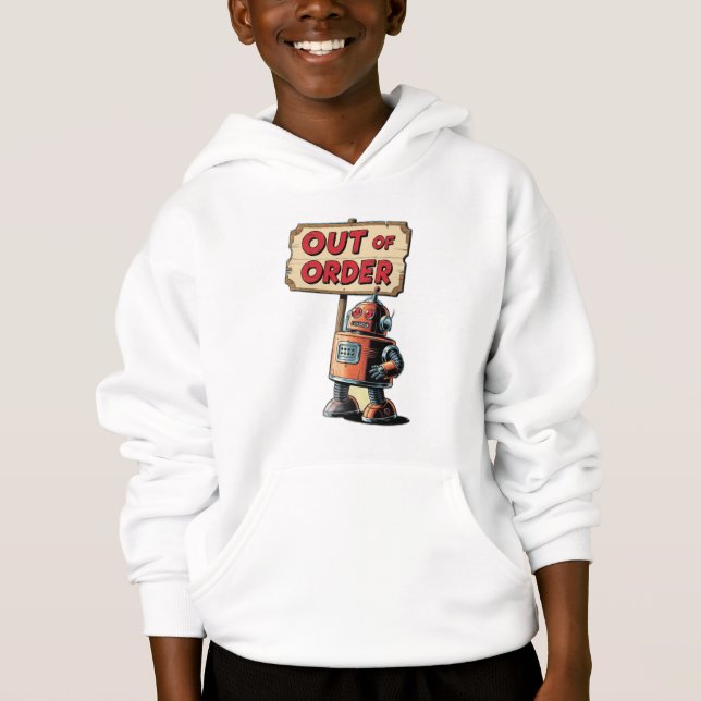 Roboter aus den 1950ern hoodie (Vorderseite)