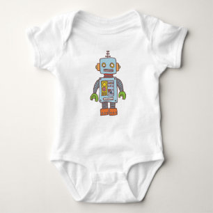 Roboter Baby Strampler