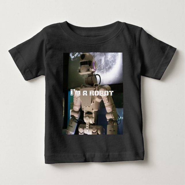 Roboter Baby T-shirt (Vorderseite)