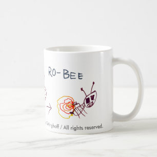 Roboter-Bienen-Tasse Kaffeetasse