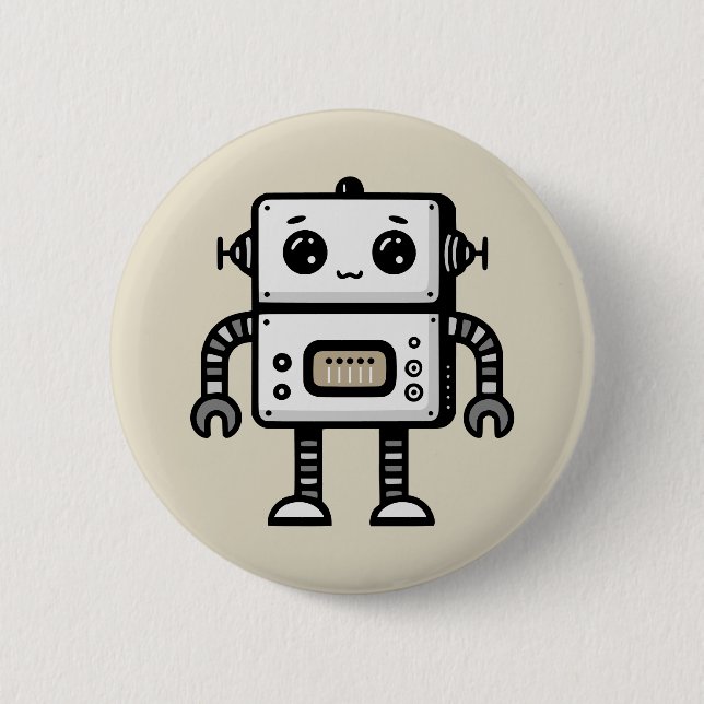 Roboter Button (Vorderseite)