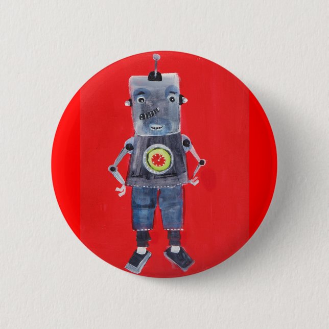 ROBOTER BUTTON (Vorderseite)