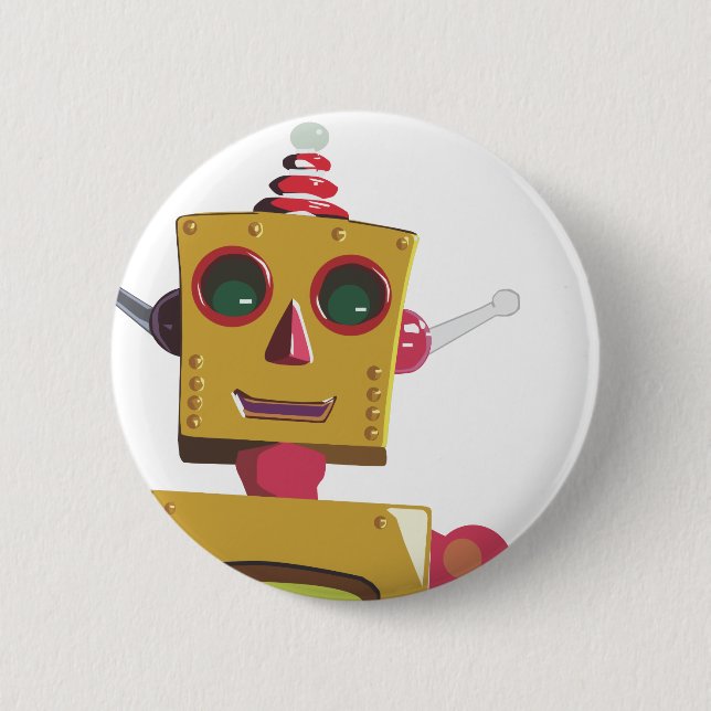 Roboter Button (Vorderseite)