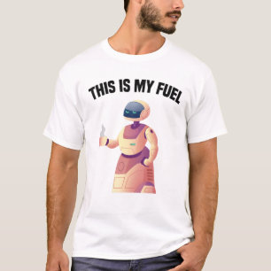 Roboter - das ist mein Kraftstoff - Kaffee - Ingen T-Shirt