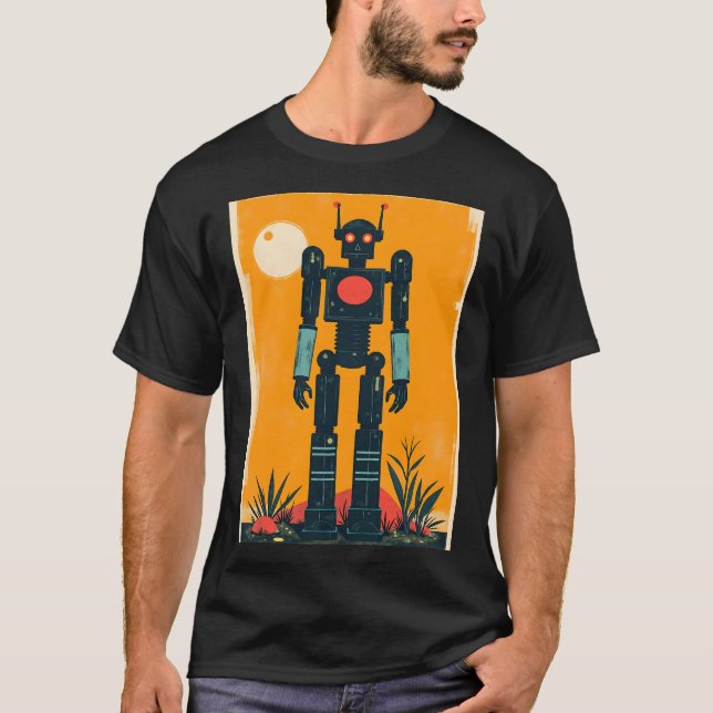 Roboter der 50er Jahre T-Shirt (Vorderseite)