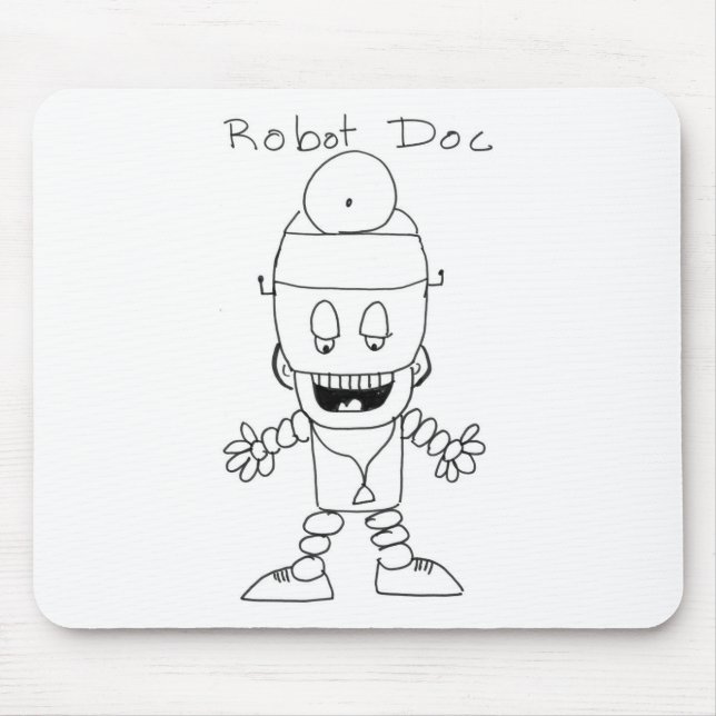 Roboter-Doktor Mousepad (Vorne)