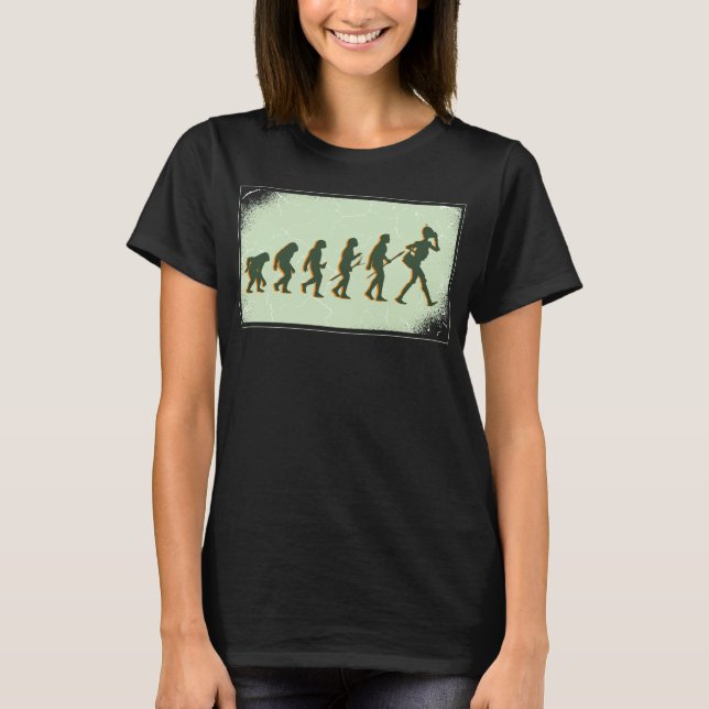 Roboter Evolution Science Technology Roboter T-Shirt (Vorderseite)