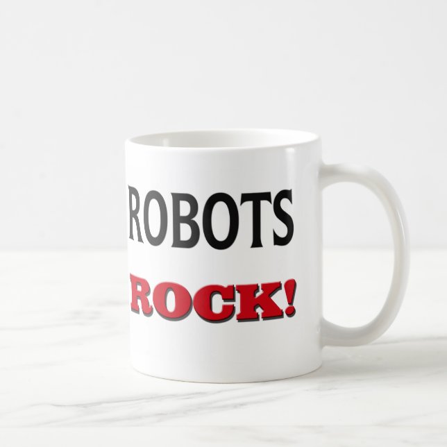 Roboter-Felsen Tasse (Rechts)