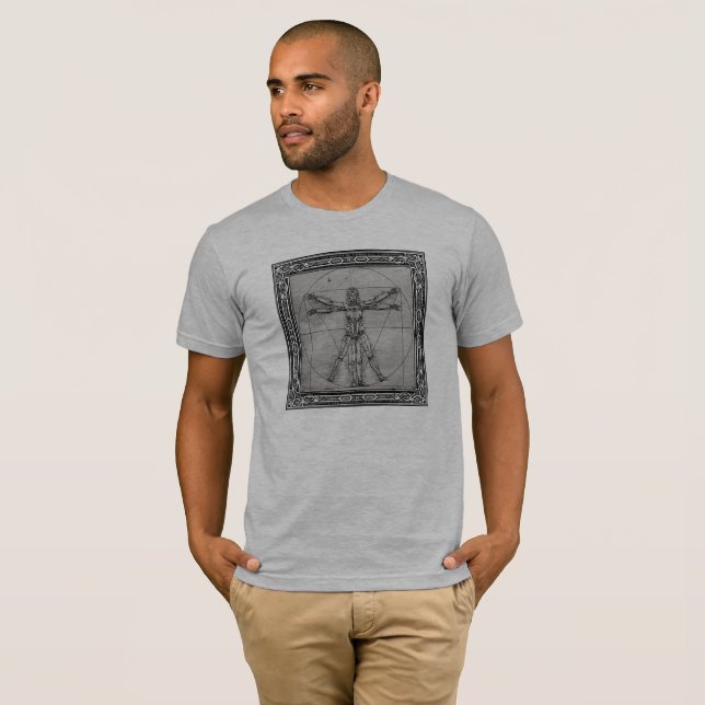 Roboter Frau, Stahlversion T-Shirt (Vorne ganz)