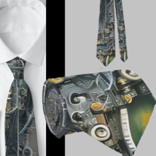 Roboter-Geek Nerdy-Technologie Krawatte