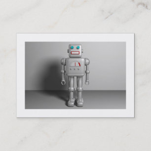 Roboter (gerahmt) visitenkarte