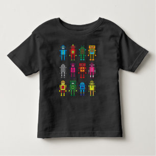 Roboter Geschenk Robotik Retro Spielzeug Spaß Kleinkind T-shirt
