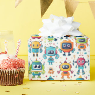 Roboter Geschenkpapier