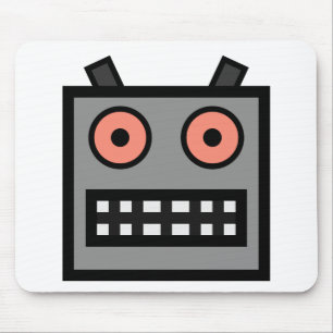 ROBOTER-GESICHT MOUSEPAD