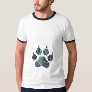 Roboter-Hundepfoten-T-Shirt T-Shirt