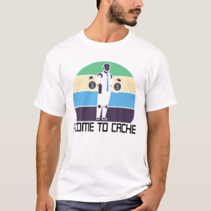 Roboter - Ich komme zum Cache - Maschinenbauingeni T-Shirt