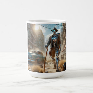 Roboter in Ghost Town Kaffeetasse