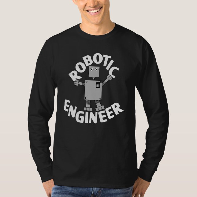 Roboter-Ingenieur T-Shirt (Vorderseite)