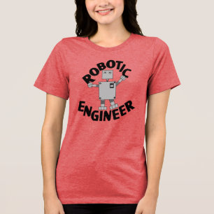Roboter-Ingenieur Tri-Blend Shirt