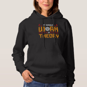 Roboter-Ingenieur Vintag, in dem er arbeiten sollt Hoodie