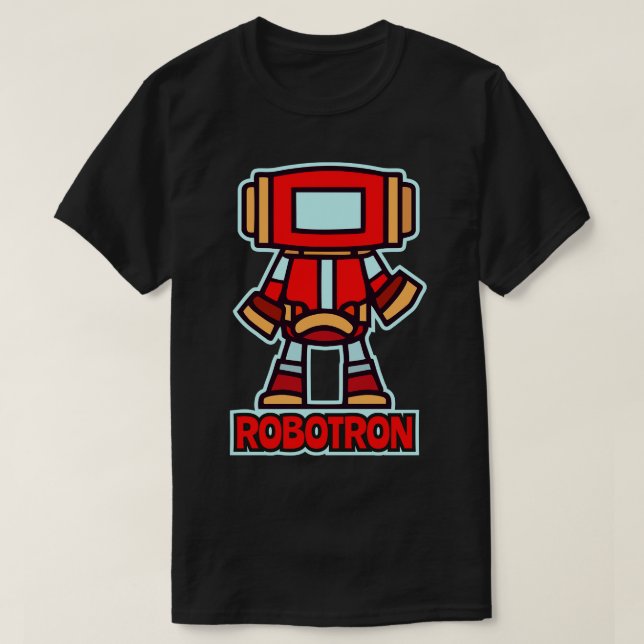 Roboter-Invasion für Kinder T-Shirt (Design vorne)