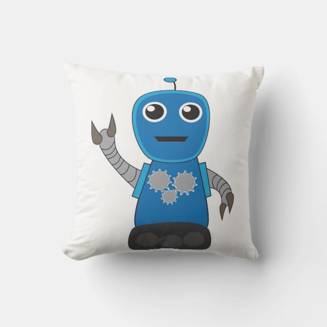 Roboter Kissen (Vorderseite)