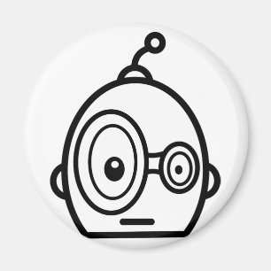 Roboter-Köpfe Magnet