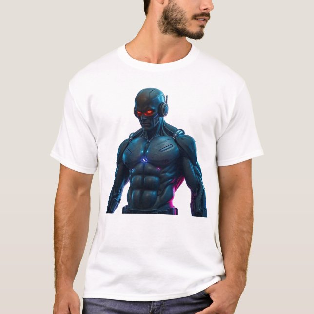 Roboter-Körperbauer T-Shirt (Vorderseite)