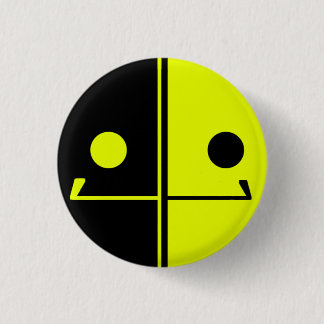 Roboter-Lächeln-Knopf Button