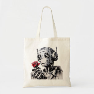 Roboter-Liebe 01 Tragetasche